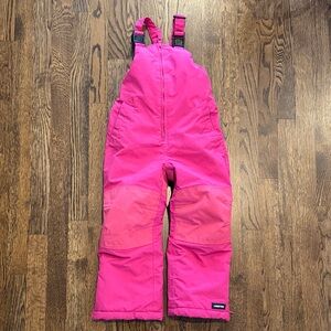Lands' End Kids Bright Pink Overalls